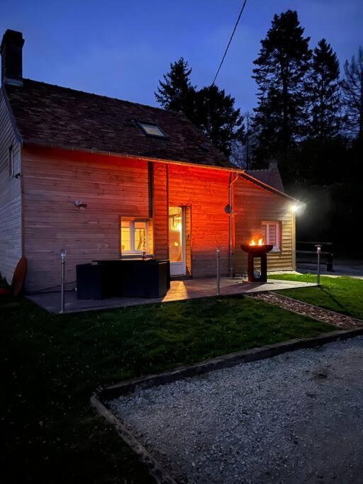Cottage Cocooning Romantique Avec Jaccuzzi Prive Ancinnes ภายนอก รูปภาพ